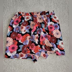 Molly Bracken Black Floral High Waist Shorts
